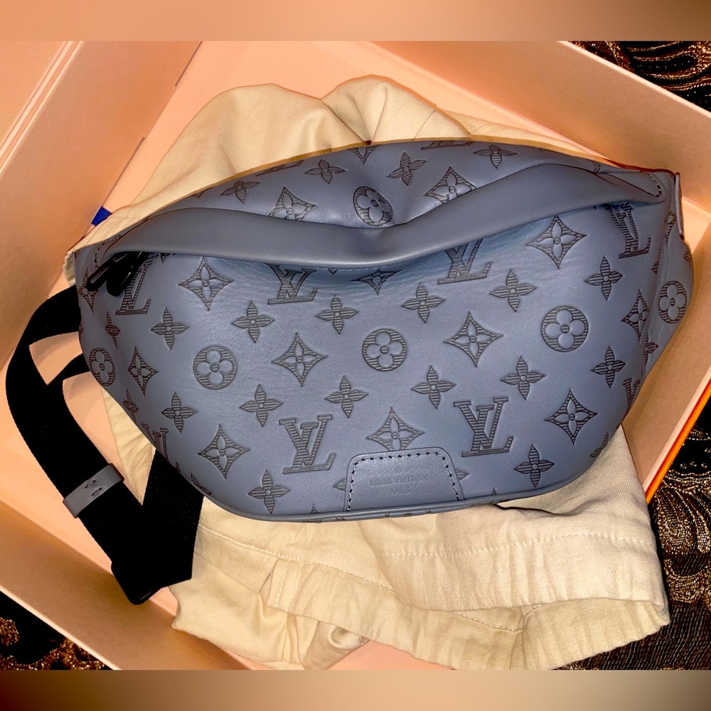 Gray Leather, Black Strap, Louis Vuitton Bumbag NEVER WORN from Louis Vuitton